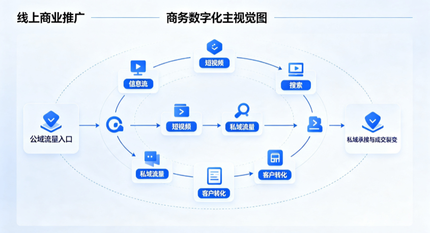 延长县线上商业推广怎么做？全域流量闭环搭建与低成本转化实战指南